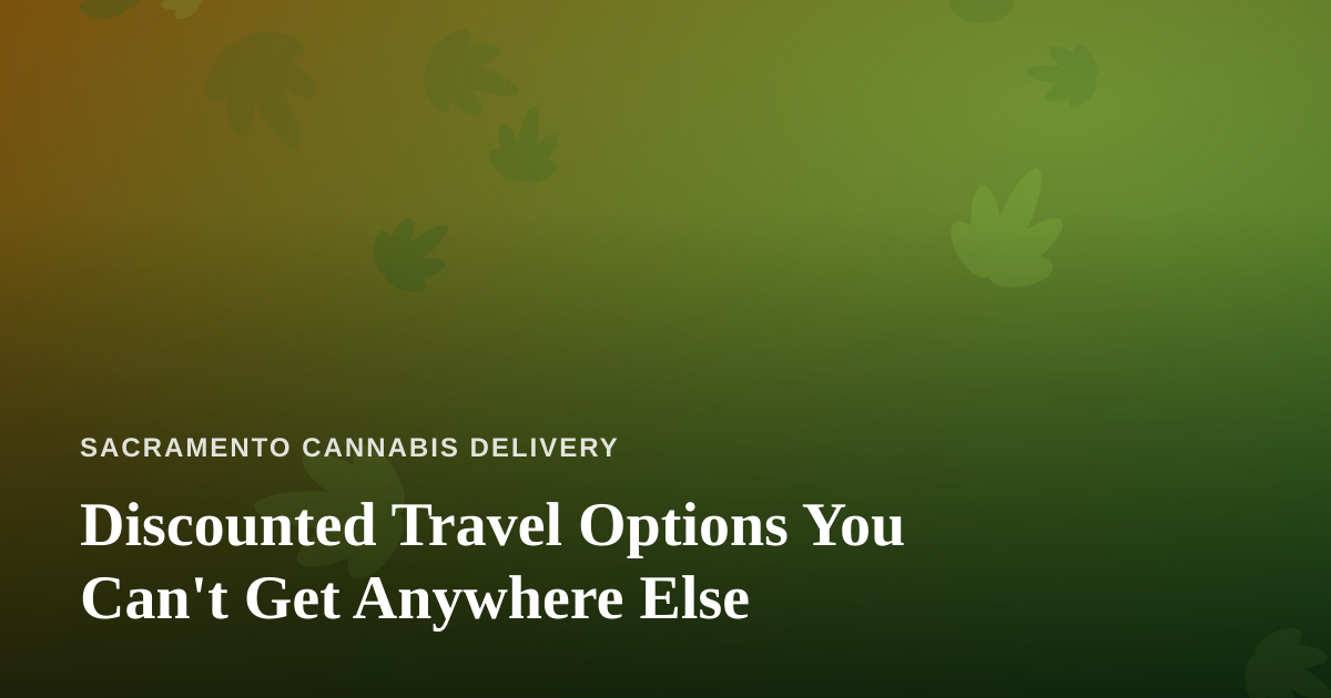 Discounted Travel Options You Can’t Get Anywhere Else