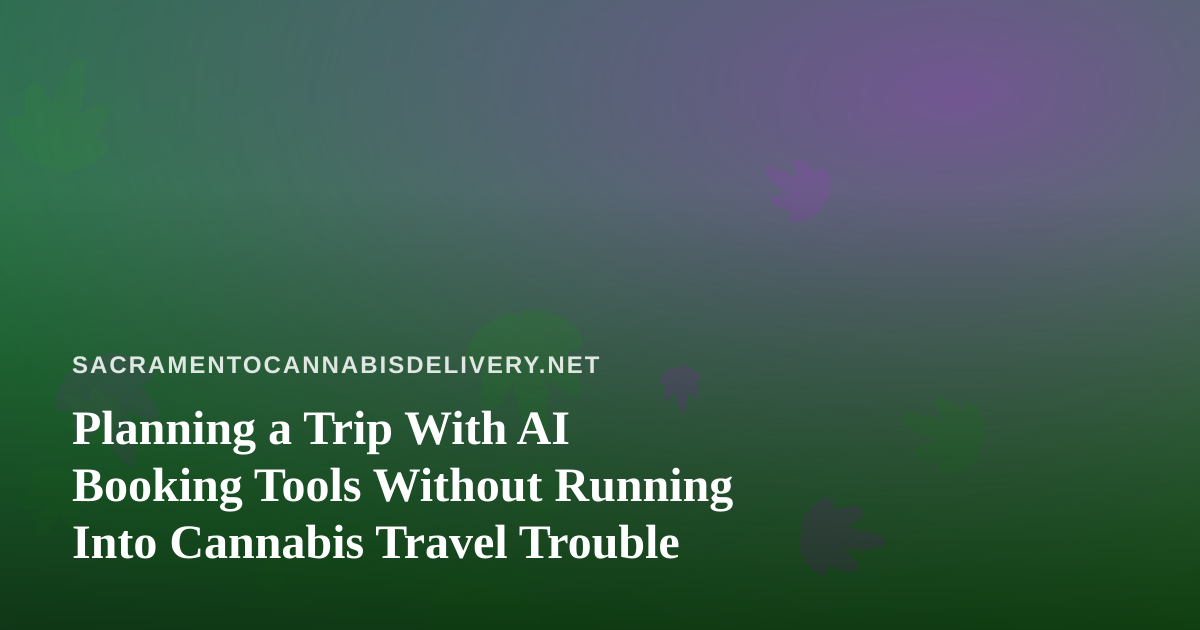 Planning a Trip With AI Booking Tools Without Running Into Cannabis Travel Trouble